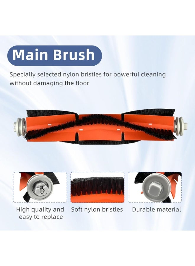 Accessories Compatible for Dreame D10 Plus RLS3D Spare Parts, 1 Main Brush 4 Side Brushes 4 HEPA Filters 4 Mop Pads 2 Dust Bags Replacement Parts - Image 4