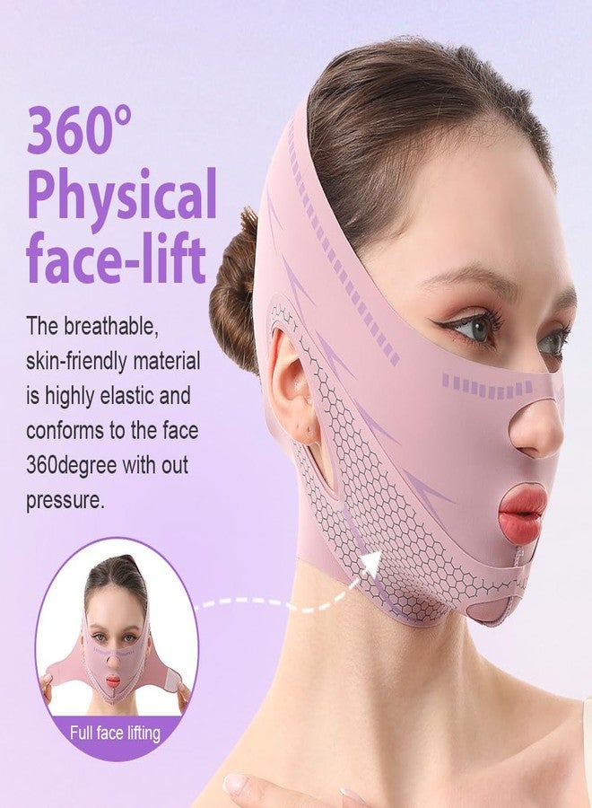 JANMISI Anti-Snoring Sleep Mask with Aromatherapy，Face Lifting Belt for Sleeping ， Double Chin Reducer for Overnight Firming, Jawline Contouring, Improves Breathing, Promotes Facial Blood Circulation - Image 5