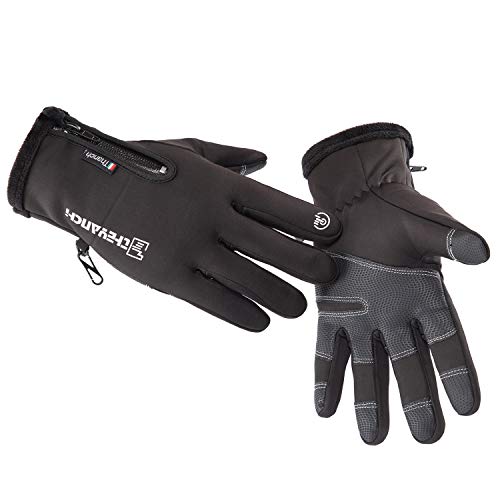 GORELOX Winter Warm Gloves,Touchscreen Cold Weather Driving Gloves Windproof Anti-Slip Sports Gloves for Cycling Running Skiing Hiking Climbing,Men ＆ Women - Image 1