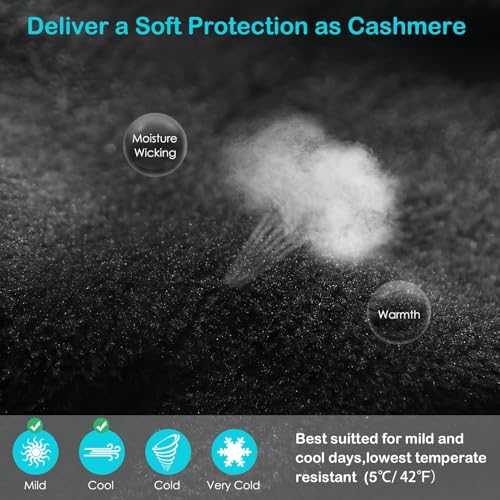 GORELOX Winter Warm Gloves,Touchscreen Cold Weather Driving Gloves Windproof Anti-Slip Sports Gloves for Cycling Running Skiing Hiking Climbing,Men ＆ Women - Image 2