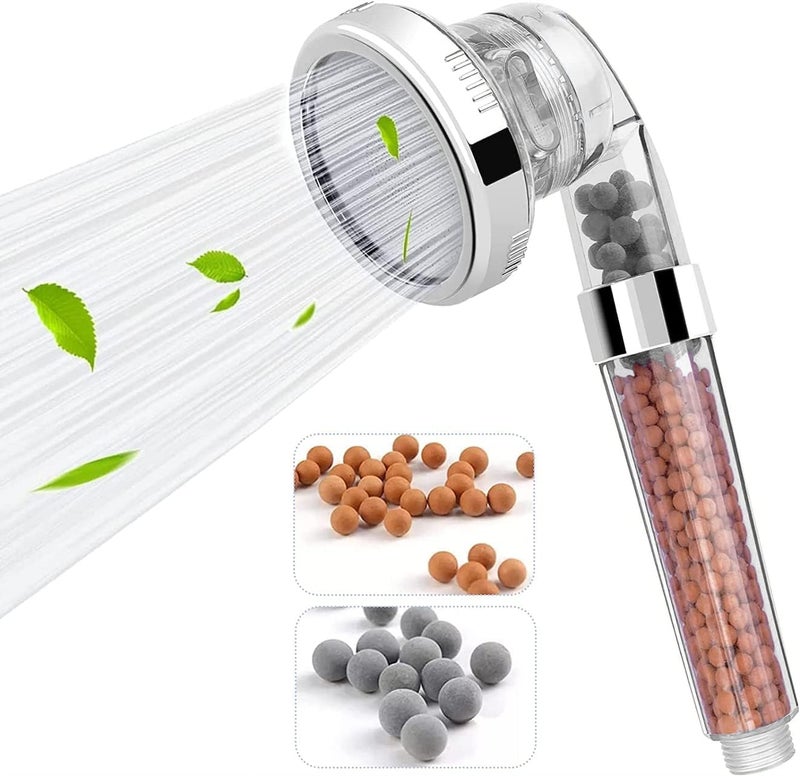 Shower Filter High Pressure Water Purifier Transparent Mineral Grain Impurity Filter Shower Soft Comfortable Water Flow - Image 2