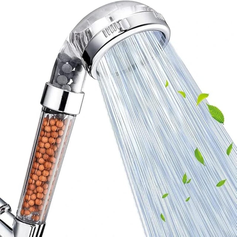 Shower Filter High Pressure Water Purifier Transparent Mineral Grain Impurity Filter Shower Soft Comfortable Water Flow - Image 1