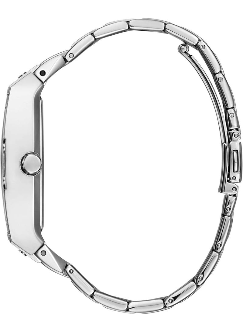 Guess Womens Phoenix silver paved with crystals watch GW0104L1 - Image 3