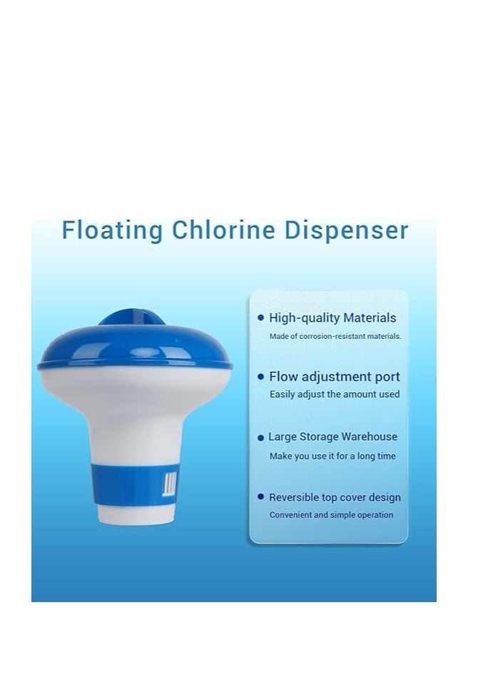 Generic Floating Dispenser, Chemical Dispenser For Swimming Pool, Pool Float Chlorine, Pool Accessory, 5 Inches  - Image 4