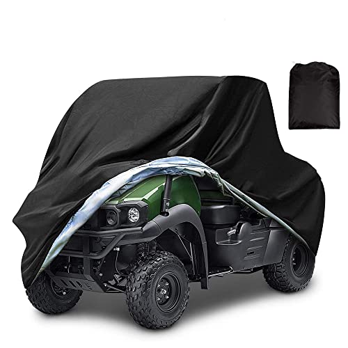 VVHOOY UTV Cover Waterproof Side by Side Cover for Polaris RZR Yamaha Can-Am Defender Kawasaki Ranger Cover Storage Utility Vehicle Cover Heavy Duty All Weather Protection Cover - Image 1