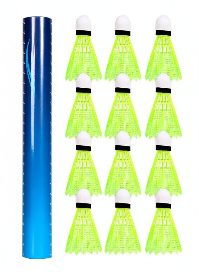 REGAIL 12pcs Shuttlecocks Durable Plastic Badminton Shuttlecocks Indoor Outdoor Sports Badminton Balls Windproof Shuttlecock - Image 1