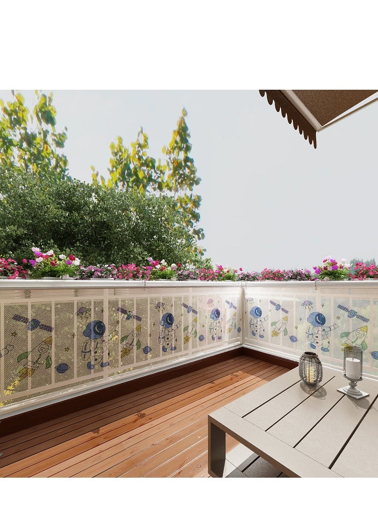 Arabest بوابة شبكية للأطفال، شبكة حماية للسلالم، بوابة للأطفال والكلاب، شبكة حماية آمنة للأطفال والحيوانات الأليفة، بوابة أطفال قوية للسلالم - Image 2