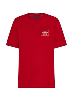 TOMMY HILFIGER Logo Print Short Sleeve Crew  Neck T-Shirt  - Image 5