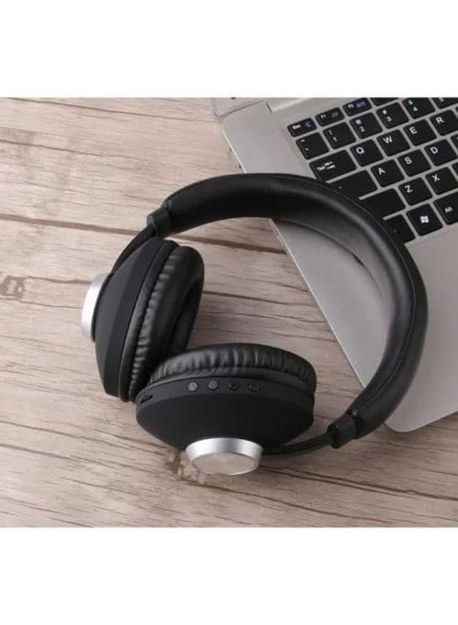 SODO SD-1007 Wireless Bluetooth Headphones, 40mm Stereo Sound, Supports TF External Memory Card, Up to 8 Hours Playtime, Comfortable Design with Soft Adjustable Ear Cushions, Black Color - Image 3