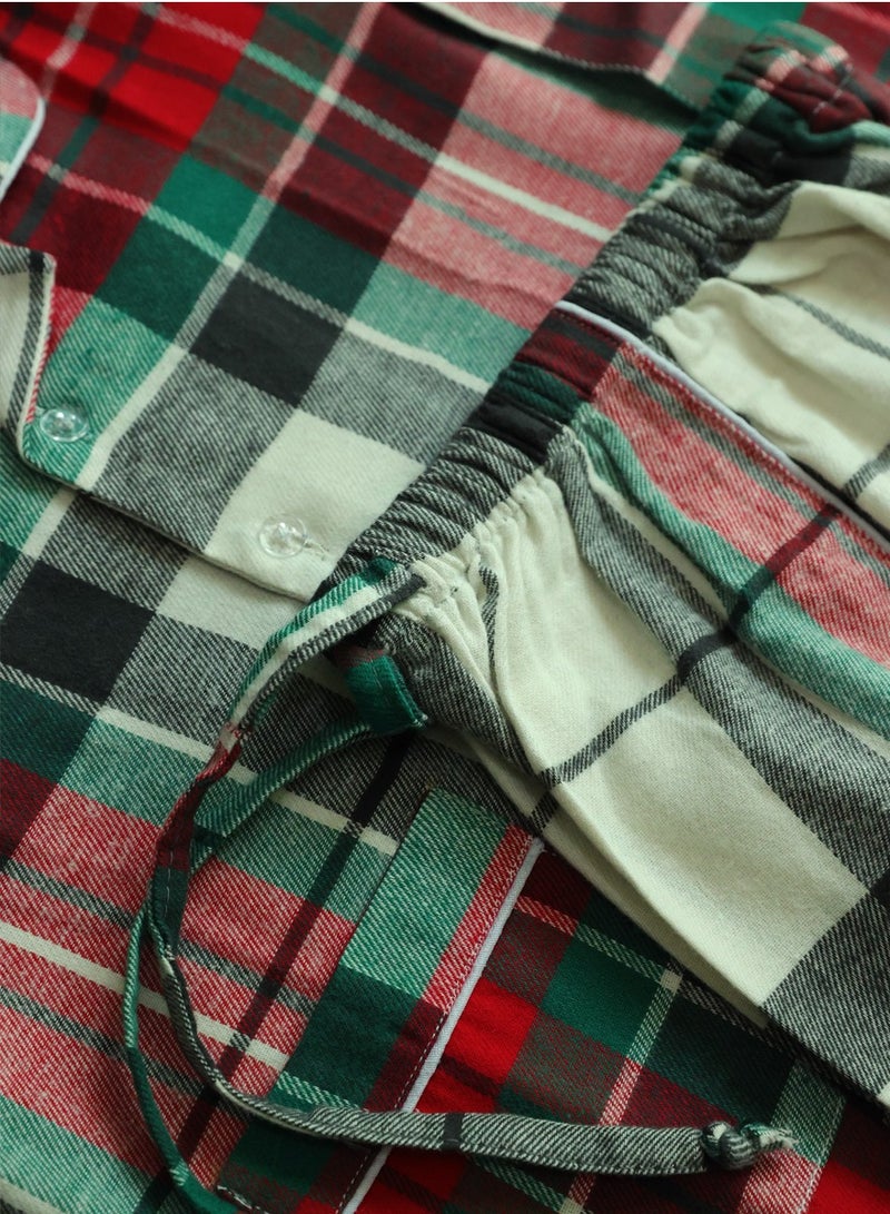 كيدابهو طقم بيجامات للأطفال - حلية كلاسيكية منقوشة - قطعتين - Image 4