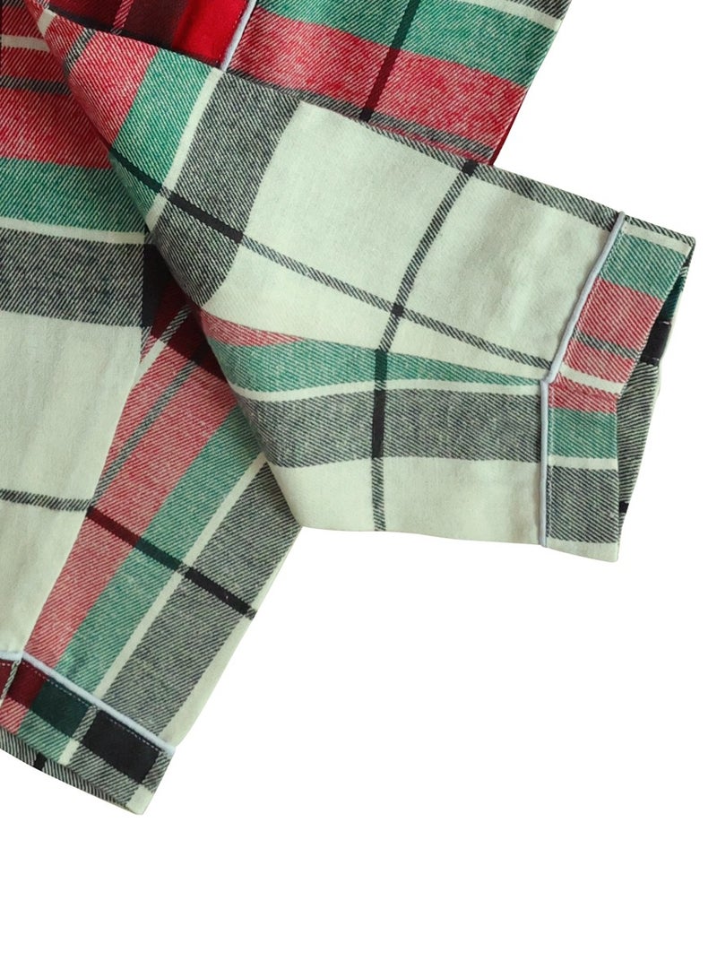 كيدابهو طقم بيجامات للأطفال - حلية كلاسيكية منقوشة - قطعتين - Image 3