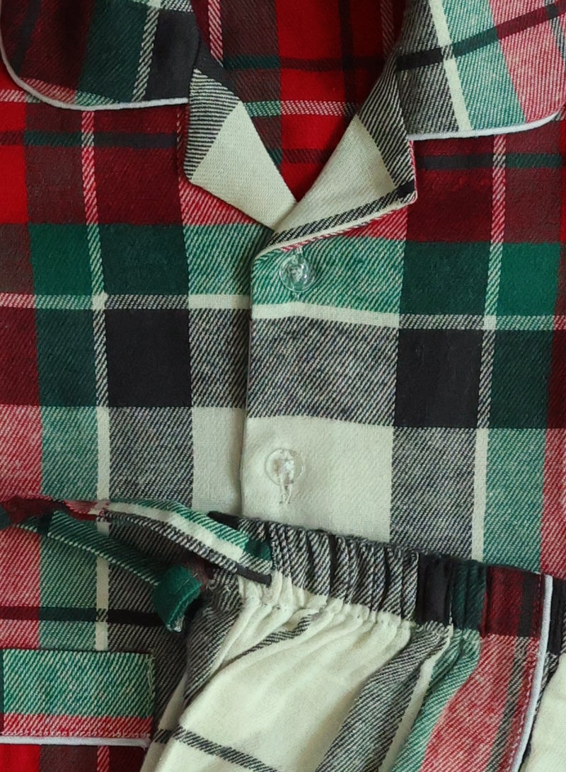 كيدابهو طقم بيجامات للأطفال - حلية كلاسيكية منقوشة - قطعتين - Image 2