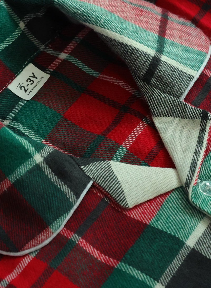 كيدابهو طقم بيجامات للأطفال - حلية كلاسيكية منقوشة - قطعتين - Image 5