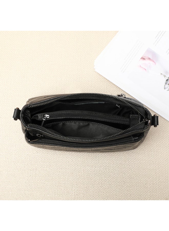 Viney Leather Handbag, Women's Crossbody Bag, Middle-aged Luxury Shoulder Bag, Practical High-end Birthday And Mother's Day Gift - Image 5