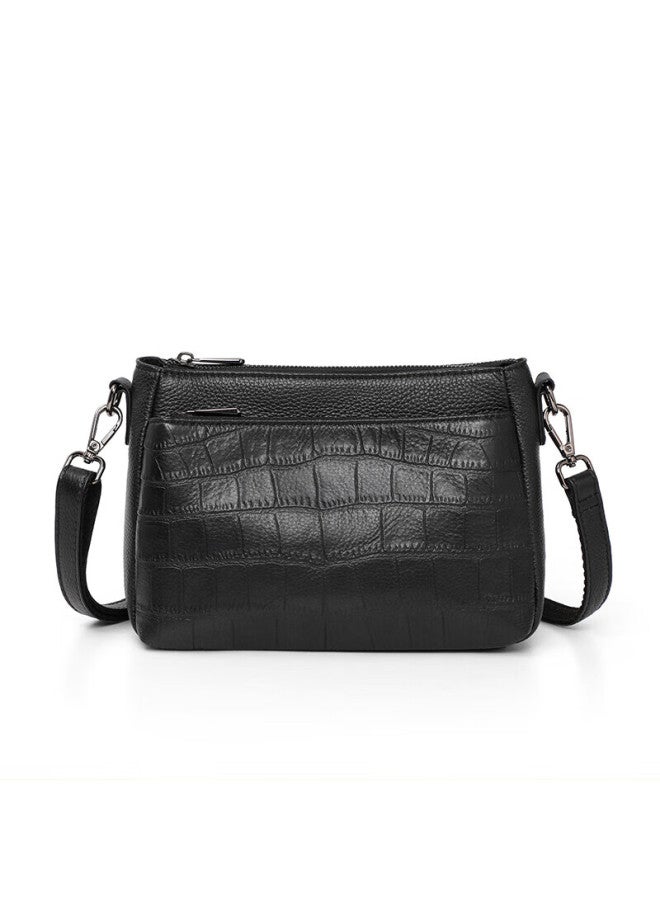 Viney Leather Handbag, Women's Crossbody Bag, Middle-aged Luxury Shoulder Bag, Practical High-end Birthday And Mother's Day Gift - Image 4