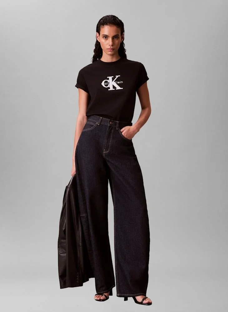 Calvin Klein Jeans  Graphic Crew Neck T-Shirt for Women | Best Price UAE