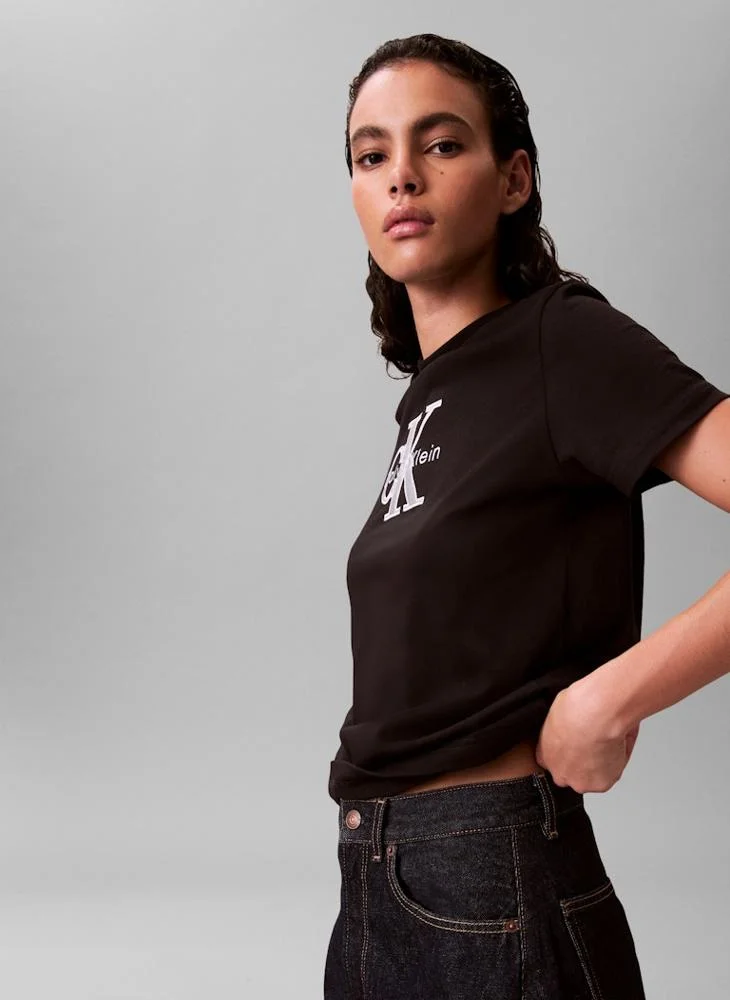 Calvin Klein Jeans  Graphic Crew Neck T-Shirt for Women | Best Price UAE
