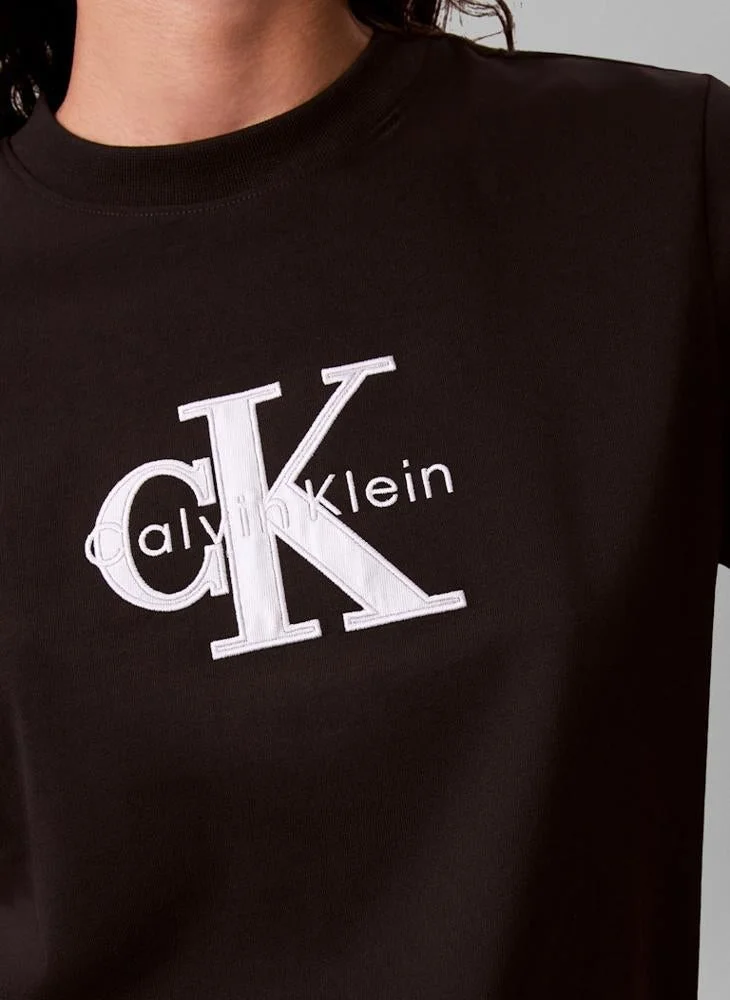 Calvin Klein Jeans  Graphic Crew Neck T-Shirt for Women | Best Price UAE