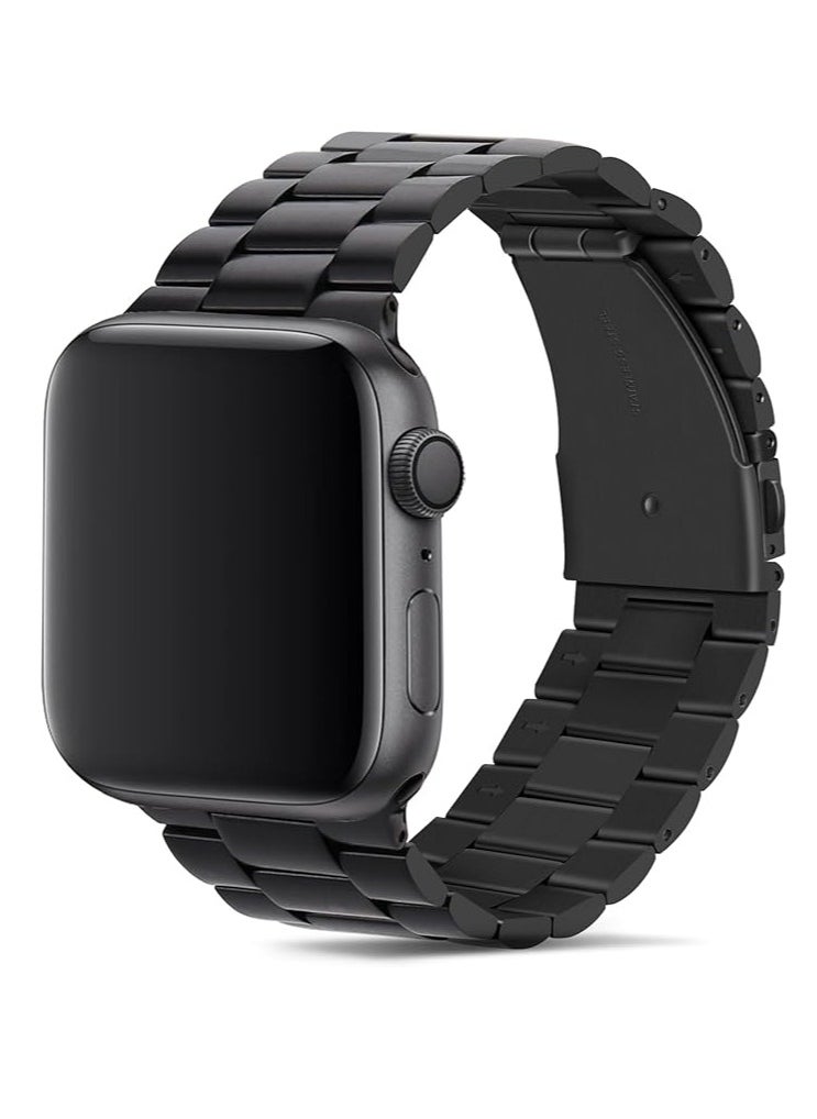 Generic - Band Compatible with Apple Watch Band Size 38-40-41 SE Series 6/5/4/3/2/1 Stainless Steel Strap for iWatch - Image 1