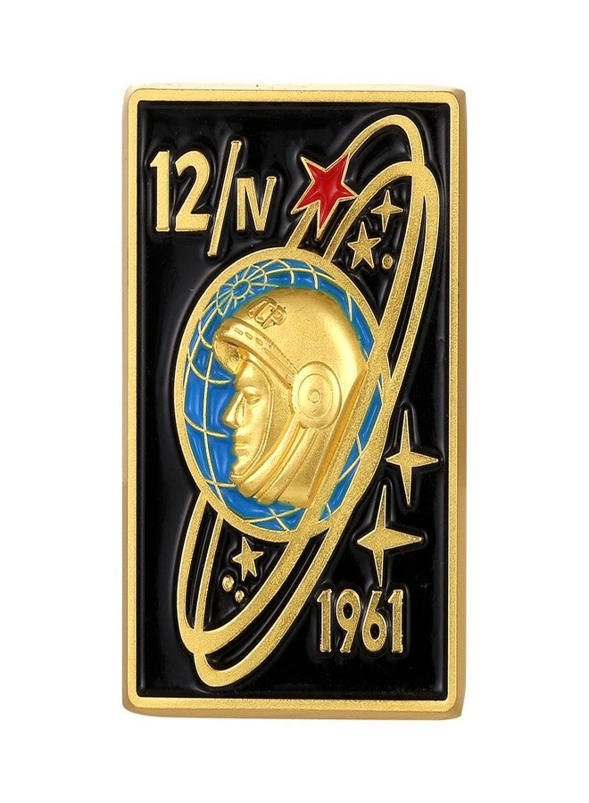 Gudeke CCCP Cosmonaut Yuri Gagarin Pin Soviet Badge - Image 1