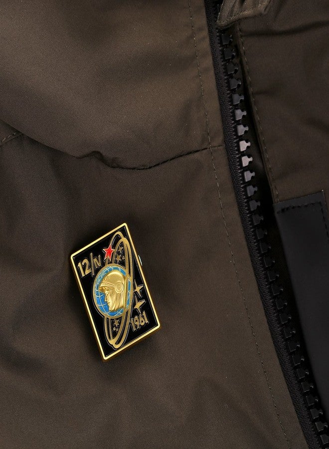 Gudeke CCCP Cosmonaut Yuri Gagarin Pin Soviet Badge - Image 3