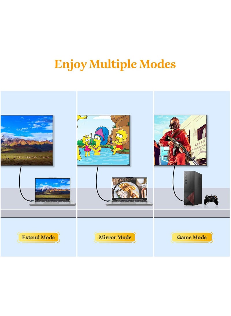 KableRika HDMI 2.0 Cable 4K@60Hz (1 Meter), 4K HDMI Lead High Speed 18Gbps, 3D Support, Ethernet Function, Video 4K UHD 2160p, HD 1080p, Compatible with Fire TV HDTV PS3 4 PC  - Image 4