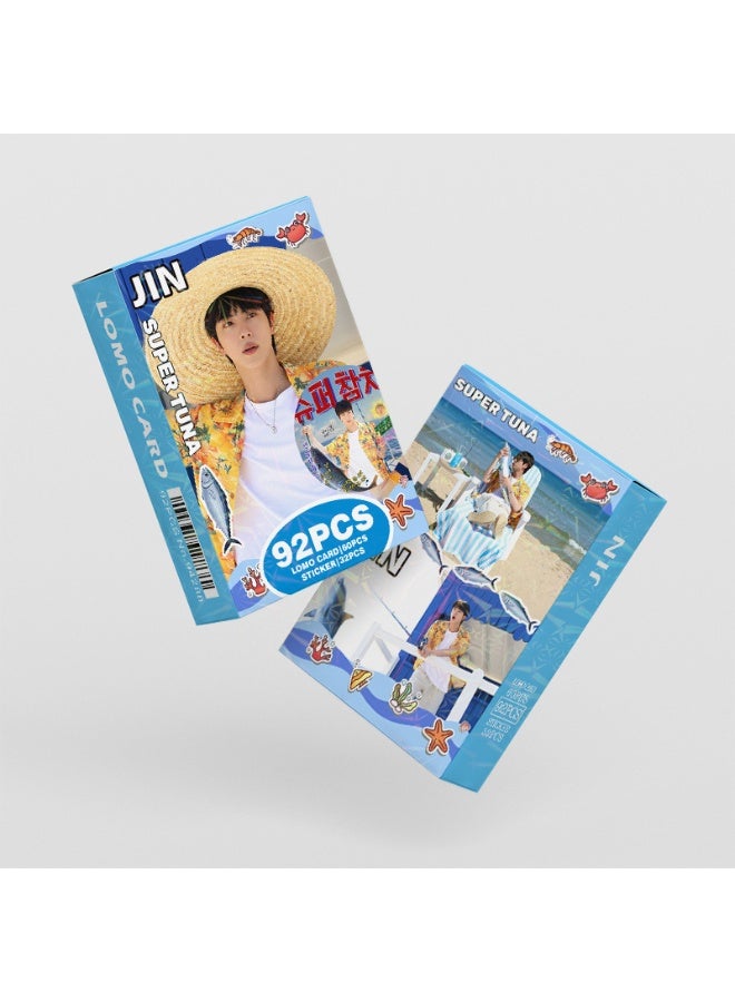 NIBEMINENT 92 Pcs Kpop JIN Lomo Cards Card For Fans Collection Gifts - Image 3