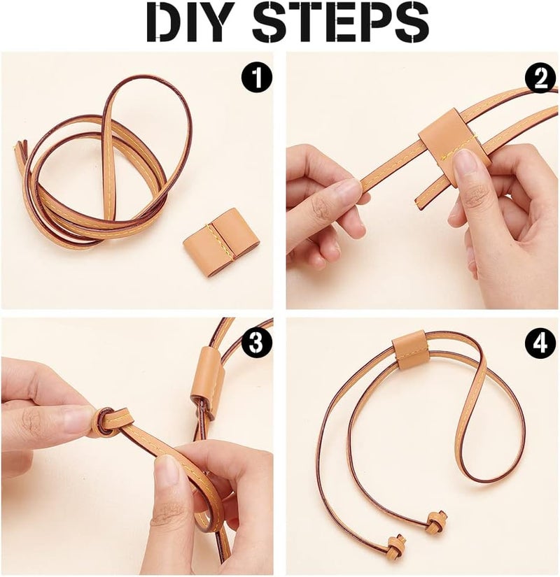 كلاراكو حقيبة كلاركو الجلدية ذات الدلو، حزام سحب من الجلد الصناعي قابل للفصل بطول 35.4 بوصة، حزام بديل لحقيبة الكروشيه اليدوية، حقيبة هامشية، حزمة جيب برباط لحقيبة LV Noe BB Coach الصغيرة، لون كاكي - Image 3