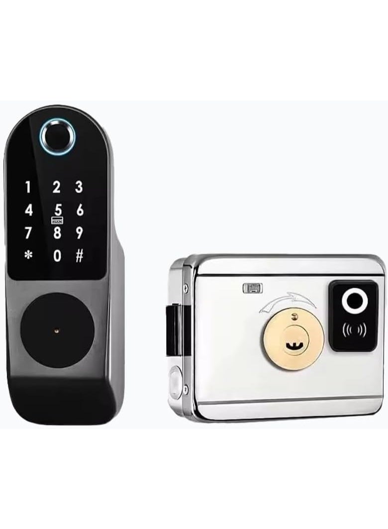 Prolynx Tuya-Based Fingerprint Rim Lock Smart Security Solution for Your Home and Office-PL-SRL01