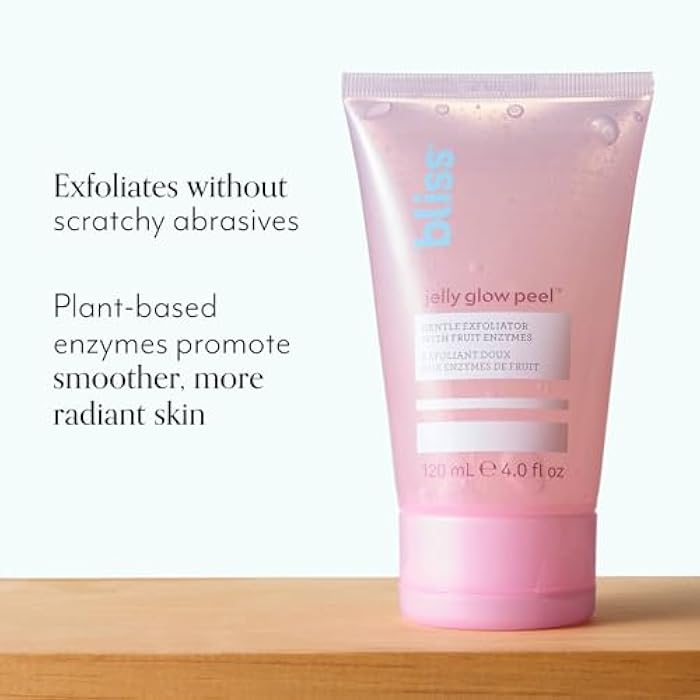 Bliss Jelly Glow Peel™ Gentle Non-Abrasive Cleanser and Exfoliator With Fruit Enzymes - 4 Oz - Nourishes and Hydrates Skin - Clean - Vegan & Cruelty Free - Image 5