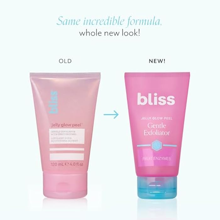 Bliss Jelly Glow Peel™ Gentle Non-Abrasive Cleanser and Exfoliator With Fruit Enzymes - 4 Oz - Nourishes and Hydrates Skin - Clean - Vegan & Cruelty Free - Image 2