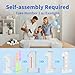 imprsv Marquee Numbers Large 1stBirthday Decorations 4ft Light Up Number 1 Party Decor First Birthday Decoration for Boy Girl One Year Old Backdrop Anniversary Cardboard Big Mosaic Balloon Frame - Image 4