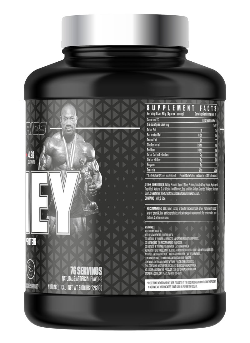 DEXTER JACKSON Black Series Isolate & Hydrolyzed Whey Protein 5 Lbs (76 Servings) - High Protein Supplement for Muscle Growth & Recovery (Strawberry) - A Favorite Among Women for Its Delicious Berry Flavor  - Image 3