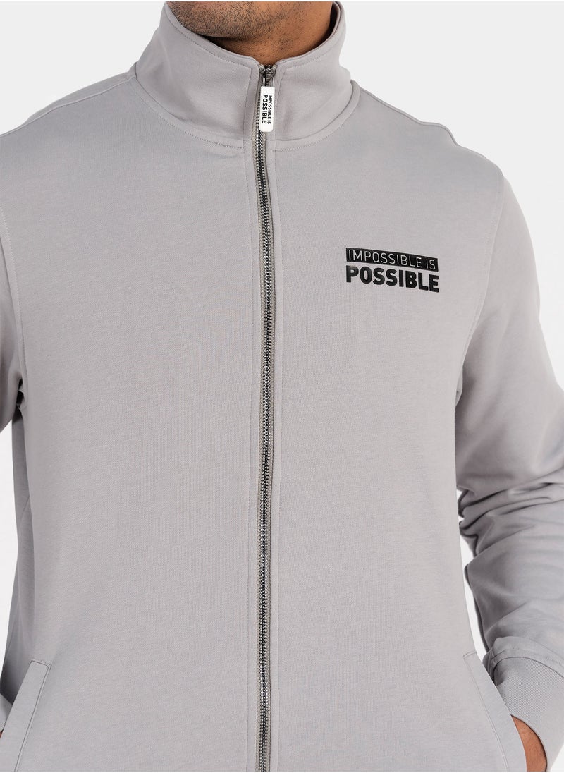 IMPOSSIBLE IS POSSIBLE Full Zip Sweat Jacket  - Image 4
