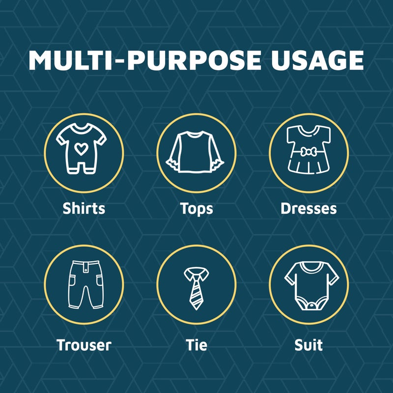 LifeMaster Natural Color Wooden Kids Hangers 20 Pack, Toddler & Baby Wooden Hangers, 11.8" Solid Maple Wood with 360Â° Swivel Hook, Pants Bar & Notches, Up to 7.7lb Capacity, Space-Saving Design for Ages 0â€“8 - Image 4