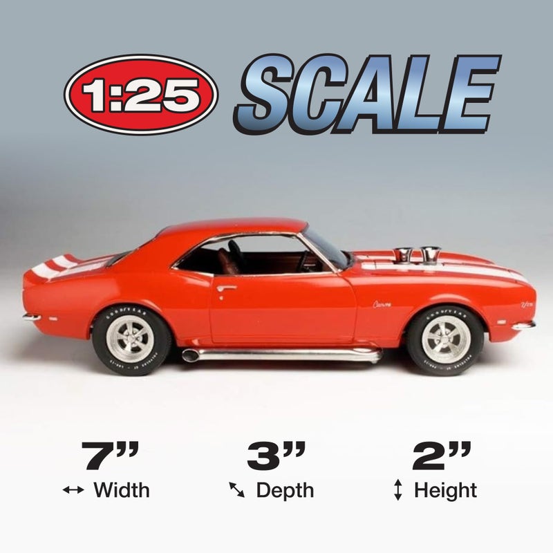AMT 1968 Chevy Camaro Z/28 1:25 Scale Model Kit - Image 4