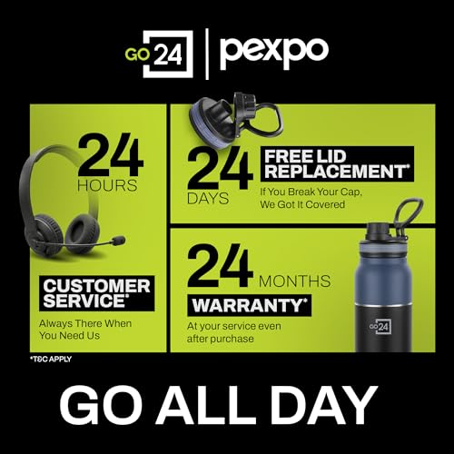Pexpo Thermos Flask 740ml ISI Certified Stainless Steel Flask with Sipper Cap | 3 Layer Insulation | for Home, Office, Gym, Travelling | BPA Free |Austin | Grey-Black - Image 2