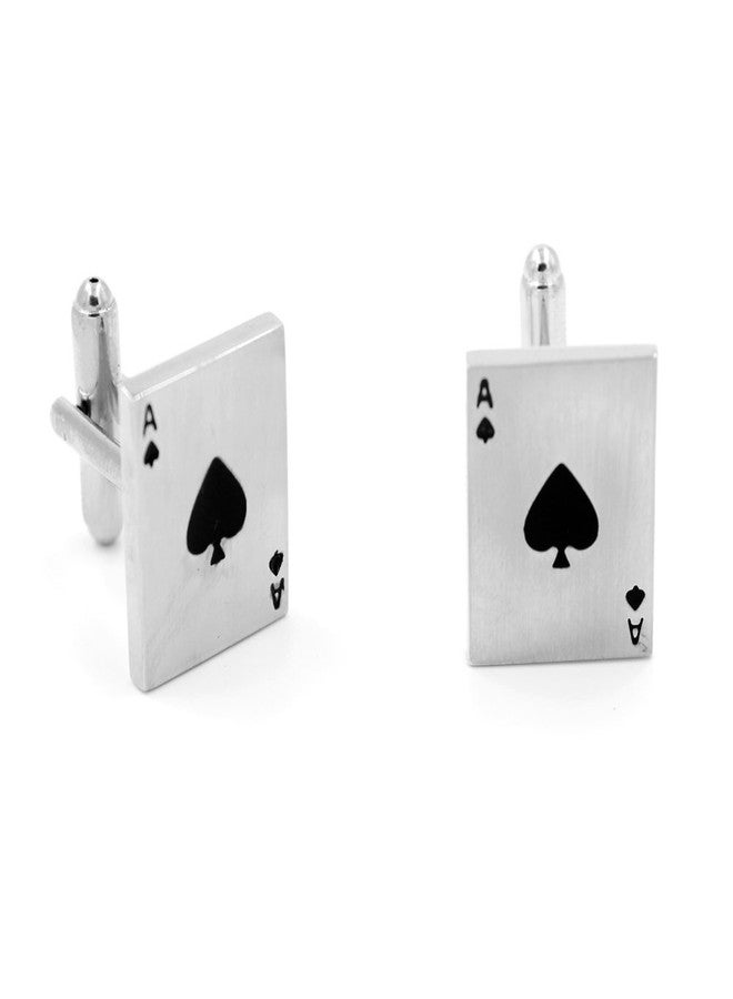 Vcufflinks Cufflinks Ace Of Spades Card Game Cuff Links
