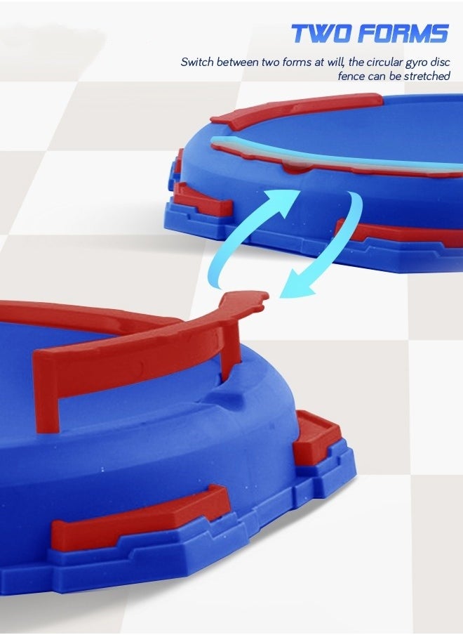 MIXDE - Battle Disk, Explosive Gyro Disk, Spinning Battle Diy Fence Competitive Gyro Disk Toy - Image 1