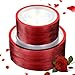 U-QE UQE 120PCS Red Plastic Plates for Party Valentines Plates Disposable Heavy Duty Fancy Disposable Plates Include 60 10 Dinner and 60 7 Dessert Platos for Party Valentines Day Special Moments - Image 1