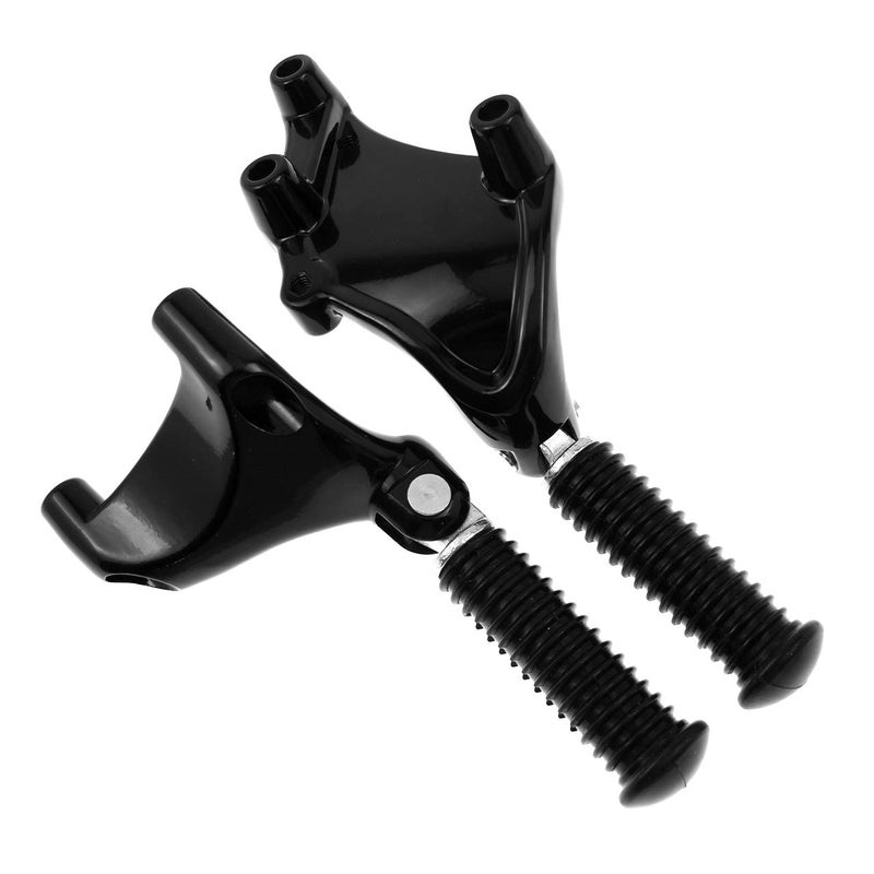 HDBUBALUS Motorcycle Foot Pegs Rear Passenger Footpegs Foot Rests Pedal & Mount Fit for Harley Sportster Iron XL 883 1200 Forty Eight Seventy Two 2014-2022