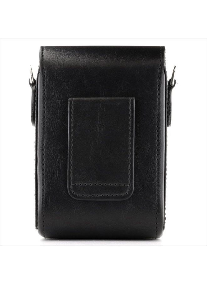 MegaGear - Nikon Coolpix A900 Leather Camera Case With Strap - Black - MG882 - Image 1