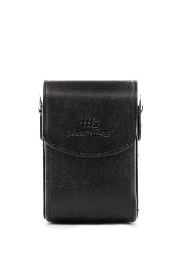 MegaGear - Nikon Coolpix A900 Leather Camera Case With Strap - Black - MG882 - Image 1