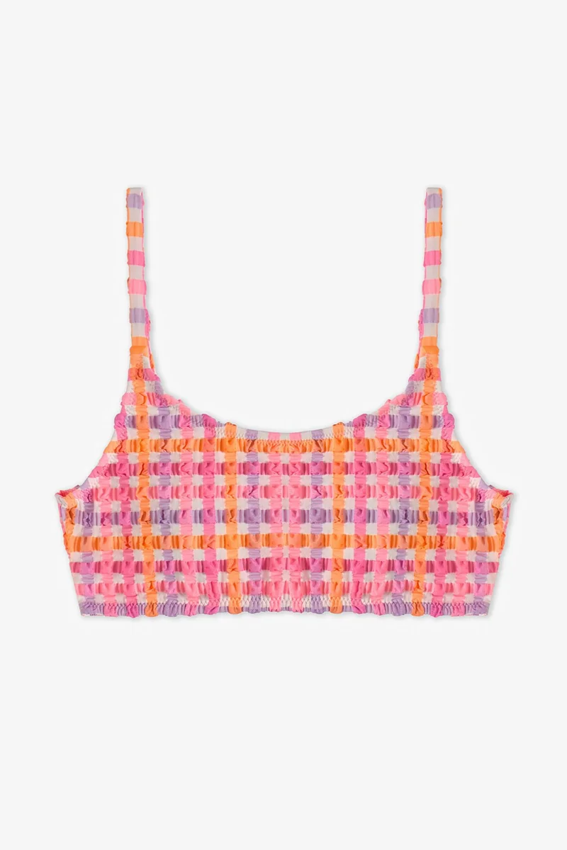 Penti PENTI Girls' Vicky Halter Gingham Bikini Set