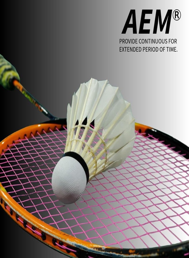 AEM™ Apollo Flight Badminton Shuttlecock Straight Feather Pack of 10|| - Image 3