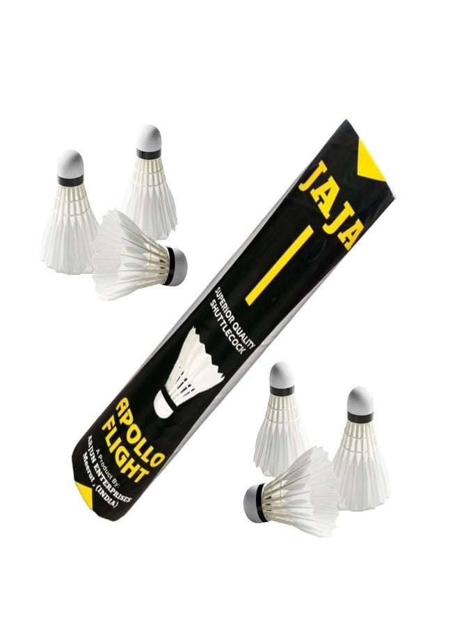 AEM™ Apollo Flight Badminton Shuttlecock Straight Feather Pack of 10|| - Image 1