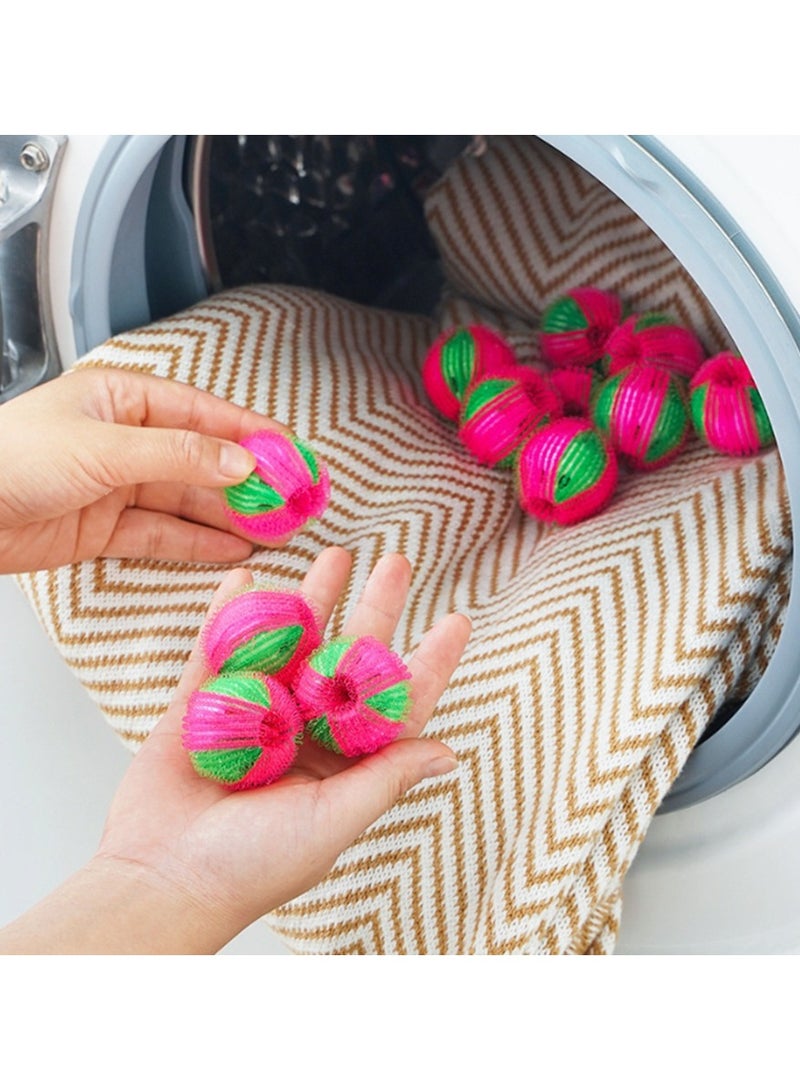 12 Pack Nylon Laundry Artifact, Pet Hair Cleaner, 12 Reusable Hair Removers, Washing Machine Specific Pet Hair Collector, Reusable Dog And Cat Hair Cleaning Tool - Image 1