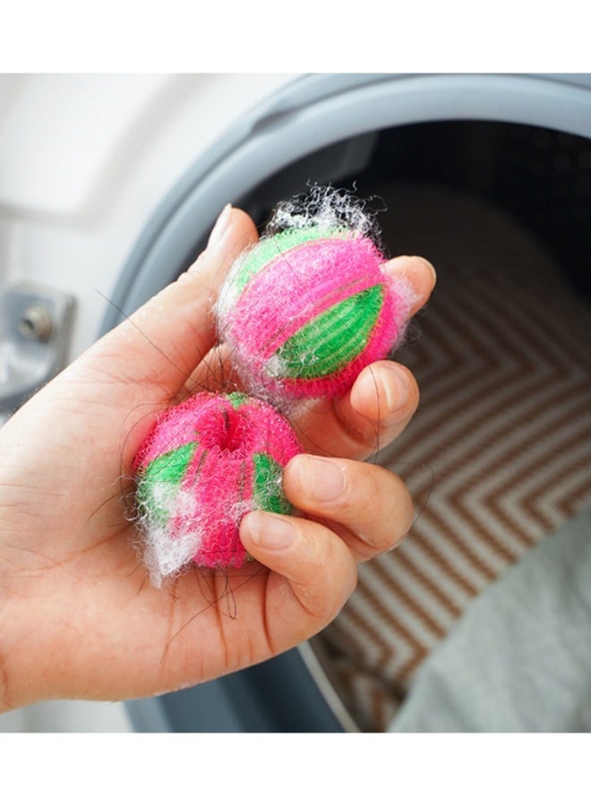 12 Pack Nylon Laundry Artifact, Pet Hair Cleaner, 12 Reusable Hair Removers, Washing Machine Specific Pet Hair Collector, Reusable Dog And Cat Hair Cleaning Tool - Image 5