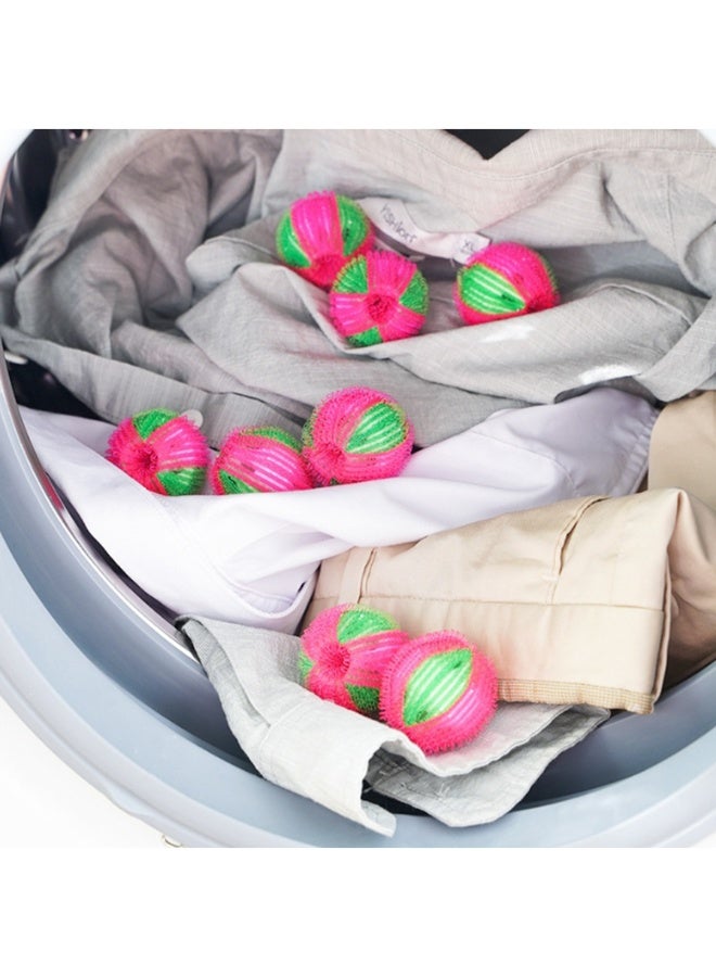 12 Pack Nylon Laundry Artifact, Pet Hair Cleaner, 12 Reusable Hair Removers, Washing Machine Specific Pet Hair Collector, Reusable Dog And Cat Hair Cleaning Tool - Image 3