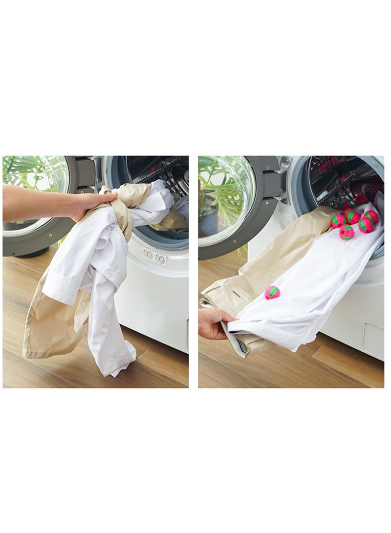 12 Pack Nylon Laundry Artifact, Pet Hair Cleaner, 12 Reusable Hair Removers, Washing Machine Specific Pet Hair Collector, Reusable Dog And Cat Hair Cleaning Tool - Image 4